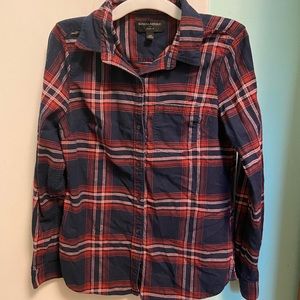 Banana Republic classic fit plaid shirt